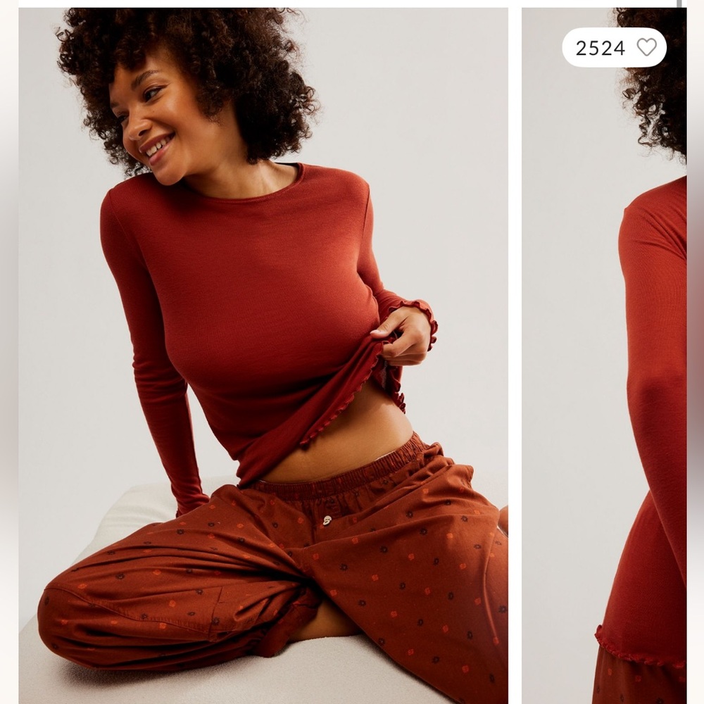Free People Long Nights Layering Top